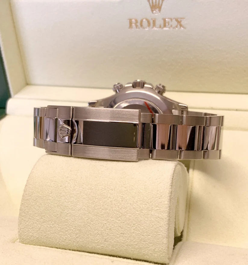 Rolex Daytona racing 116509 White Gold Silver Arabic