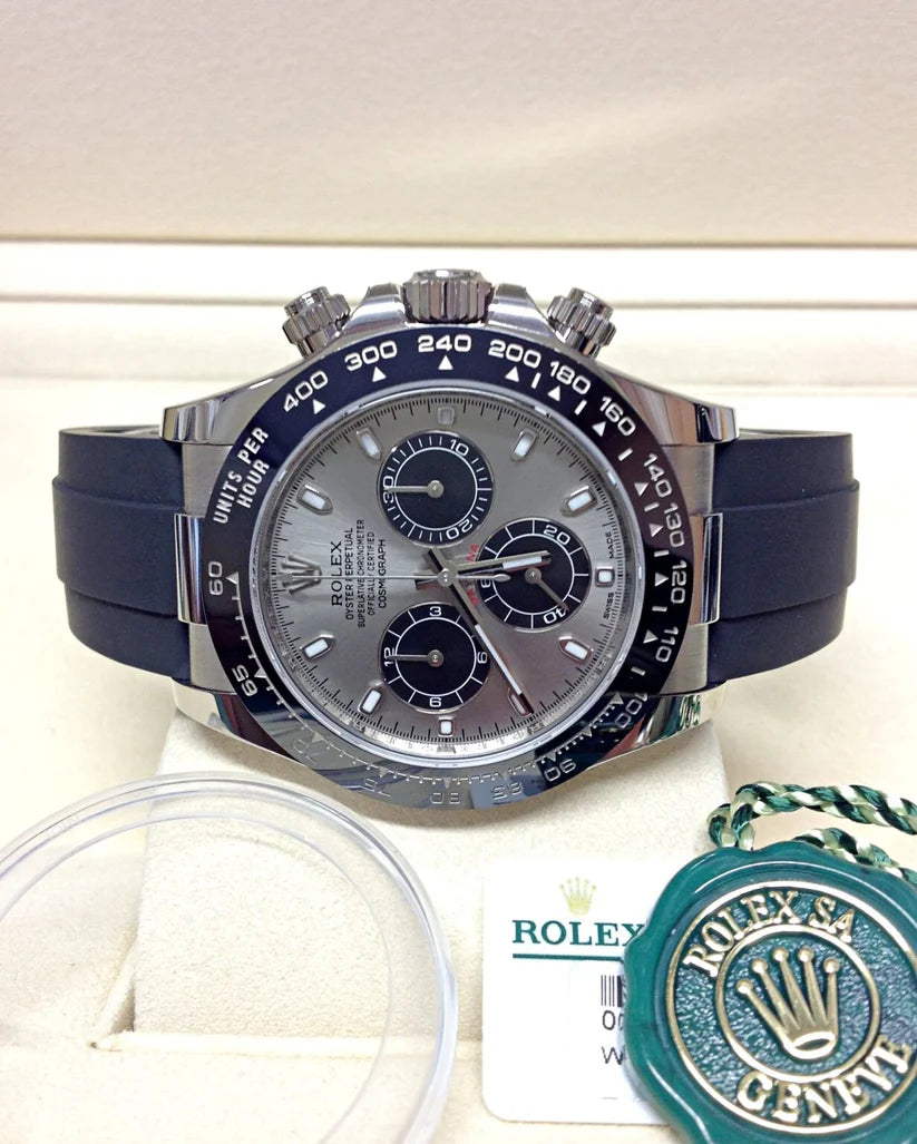 Rolex Cosmograph Daytona White Gold Case Men's Watch 116519LN-0024