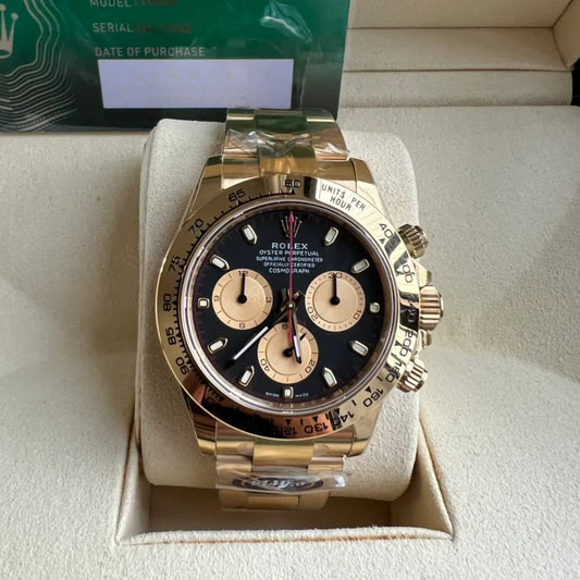 Rolex Cosmograph Daytona Paul Newman Solid Gold Watch 116508-0009