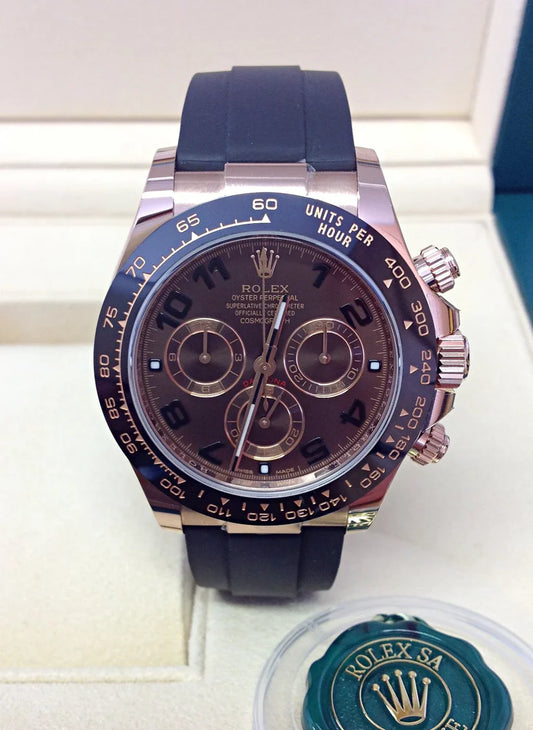 Rolex Daytona Choccolate Rose Gold 7750
